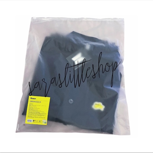BTS BUTTER BLACK CARDIGAN SZ M - BNWT (THIS LISTING IS FOR THE CARDIGAN ONLY!) - Picture 9 of 9